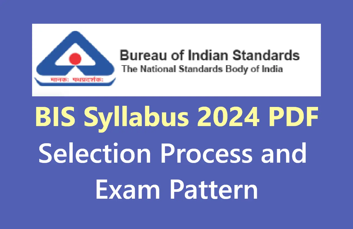 BIS Syllabus 2024 PDF