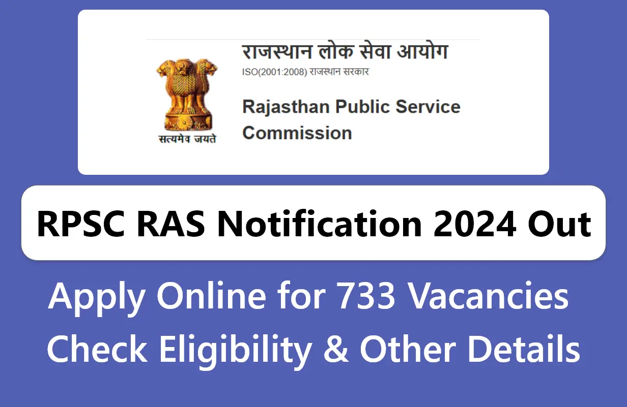 RPSC RAS Notification 2024 Out