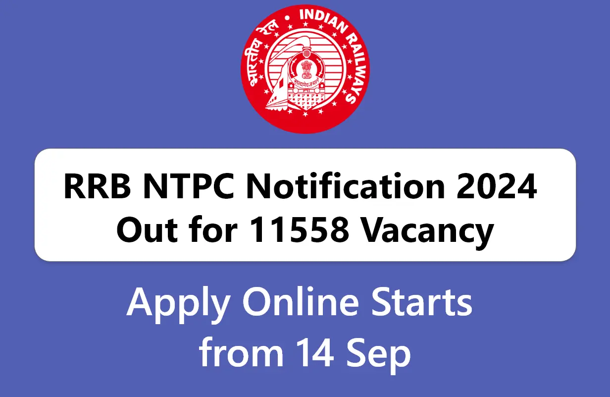 RRB NTPC Notification 2024